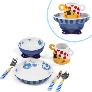vajilla decorativa para niños morgan