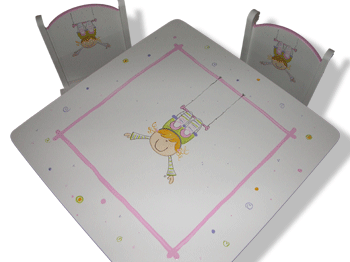 mesas y sillas infantiles La Hamaca
