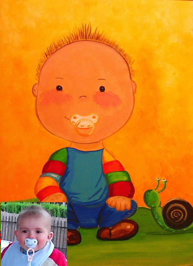 ilustracion infantil personalizada