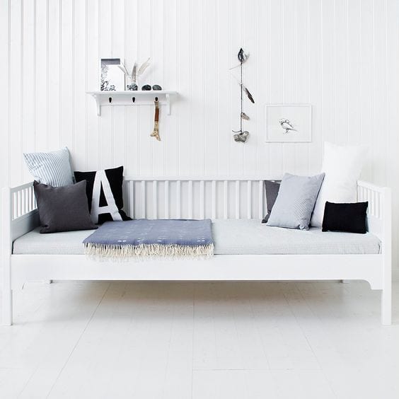 muebles blancos de diseño escandinavo