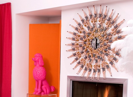 detalle salon estilo barbie