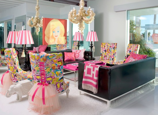 decoracion estilo barbie