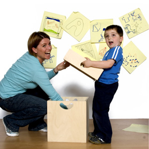 pinta en post-it para niños