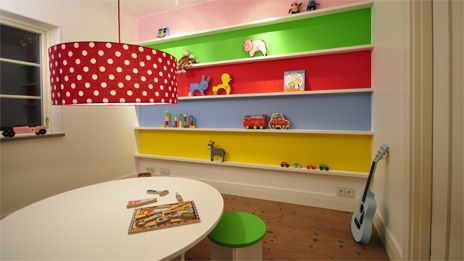 habitacion infantil de colores