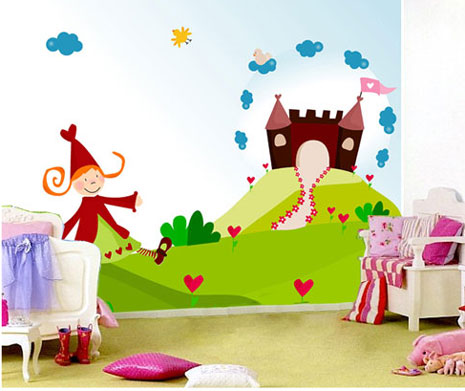 Murales infantiles de papel