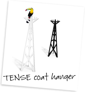 perchero torre de alta tensión