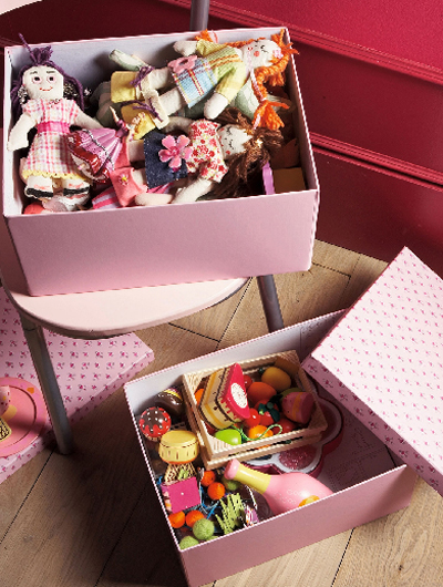 caja casita de muñecas