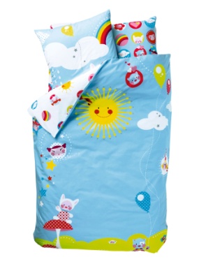 funda nordica cielo con nubes