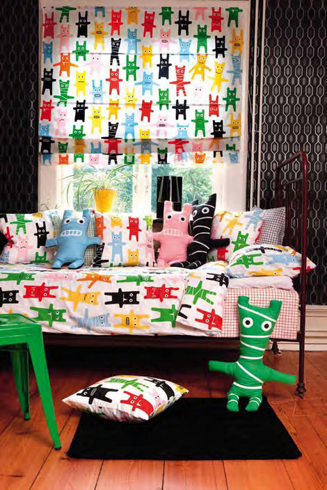 textil monster de karin mannerstal para Mairo