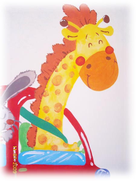 mural pintado infantil