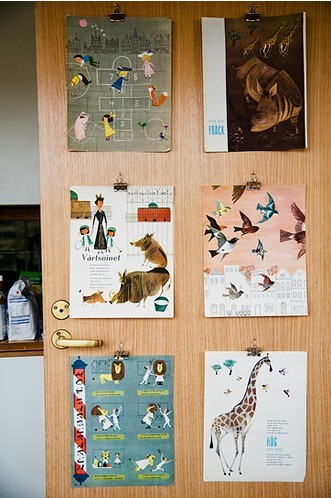 colgar dibujos