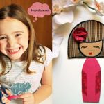 Manualidades: muñequita Kokeshi de cartón