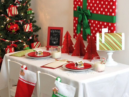 Mesa navideña infantil Mesa navideña infantil