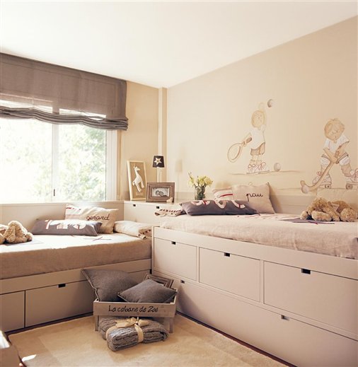 dormitorio compartido niños