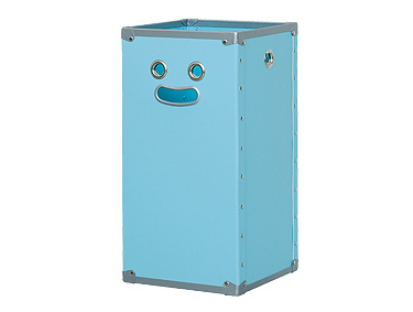 papelera sonriente