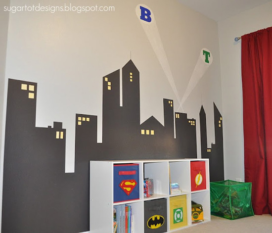 Decoracion superheroes