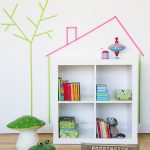 Habitaciones infantiles y habitaciones de bebés decoradas con washi tape