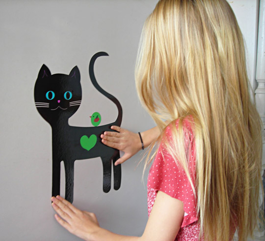 vinilo-gato-negro
