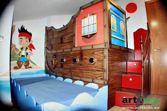 Art4Kids presenta su dormitorio Pirata | DECOIDEAS.NET