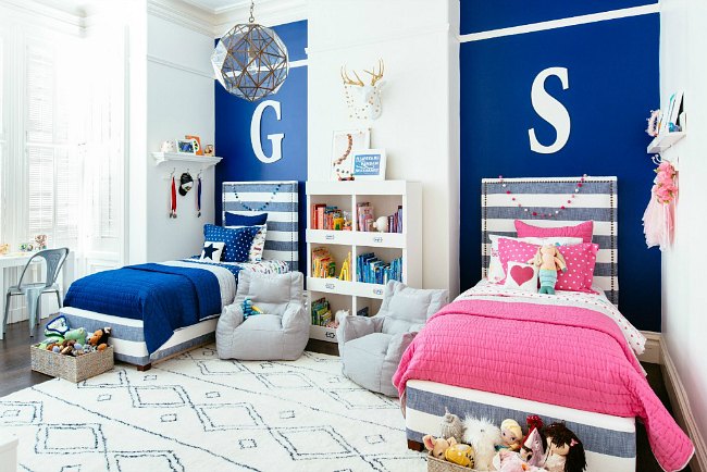 Habitaciones compartidas Como adornar una habitación de una niña de 6 años