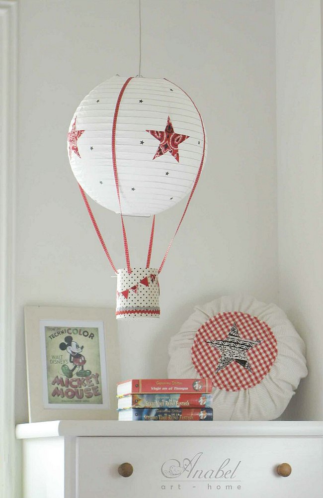 Diy Decoracion Bebe ~ C?mo hacer una l?mpara globo Decoideas Net Diy Decoracion Bebe ~ C?mo hacer una l?mpara globo Decoideas Net