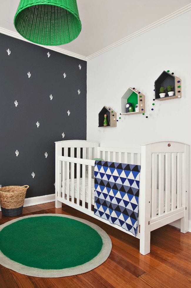 Fotos habitaciones bebes Habitacion para gemelos azul