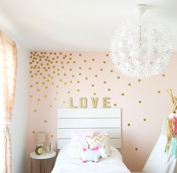 Habitaciones infantiles con lunares | DECOIDEAS.NET