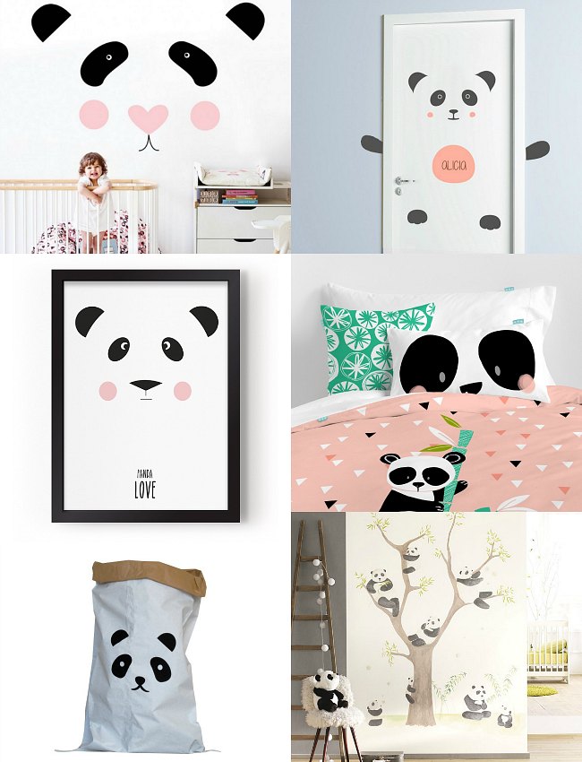 Tendencia decoración infantil Pandas | DECOIDEAS.NET