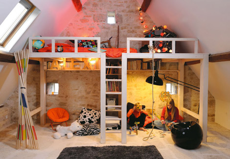 Proyecto decoración: Ahorrar espacio con una cama elevada