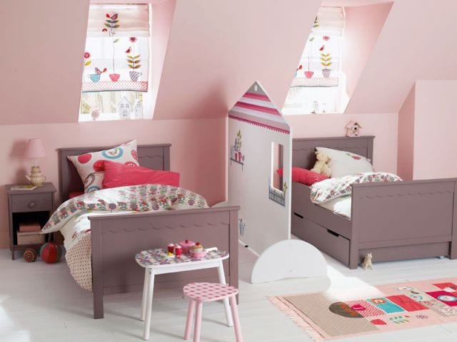 Cómo dividir una habitación para niño y niña