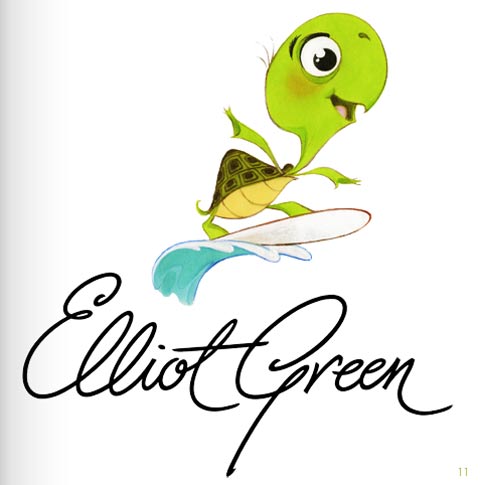Vinilos para niños Elliot Green