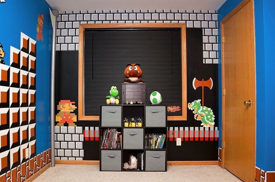 Ideas para habitaciones infantiles de Mario Bros – Inspiración y fotos