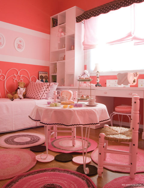 Inspiración: habitación temática Pasteles para niña