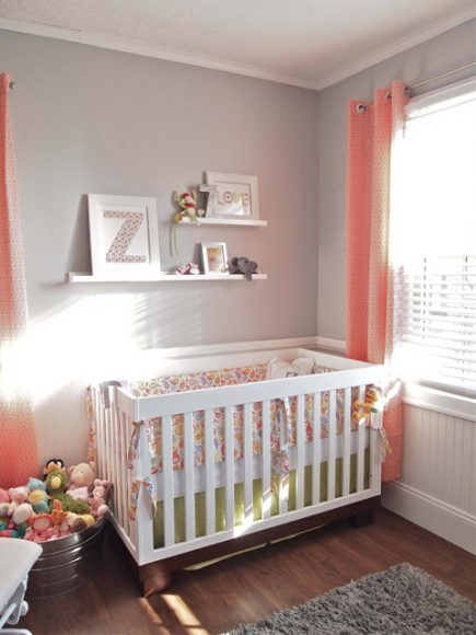 Dormitorios en gris para bebés
