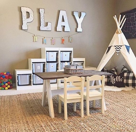 Inspiración cuarto de juegos y estudio Inspiración cuarto de juegos y estudio