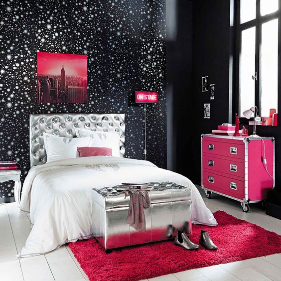 como decorar mi cuarto en blanco y negro inspiraci 243 n fotos habitaciones juveniles en negro y fucsia como decorar mi cuarto en blanco y negro inspiraci 243 n fotos habitaciones juveniles en negro y fucsia