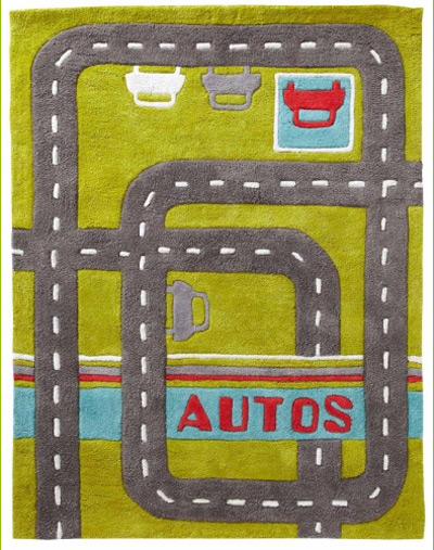 Alfombra circuito de coches