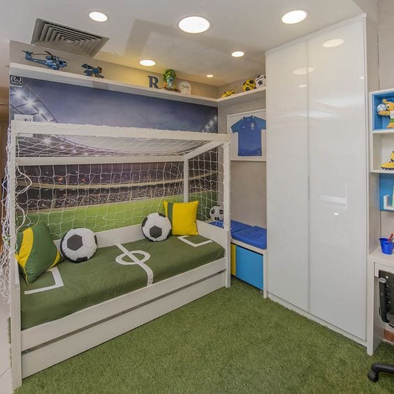 Habitaciones temáticas Fútbol – +20 Fotos para tomar ideas