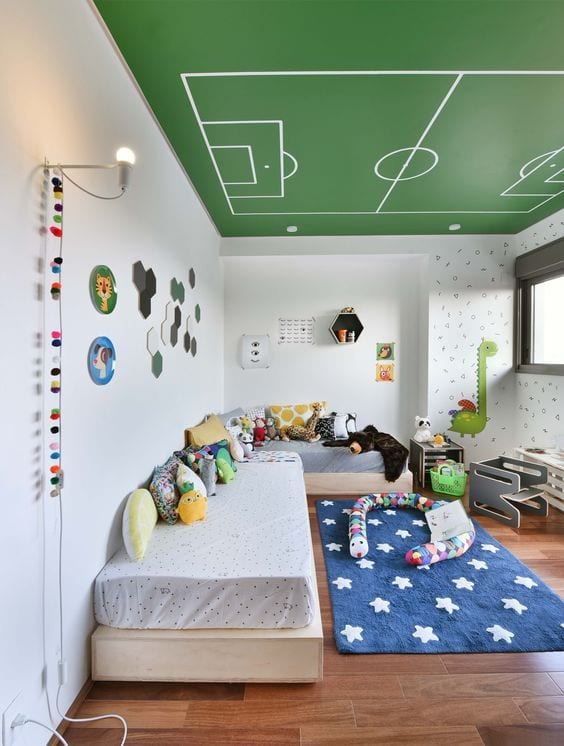 Habitaciones temáticas Fútbol – +20 Fotos para tomar ideas