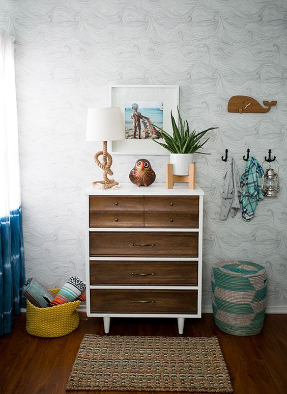 Cómo conseguir un dormitorio de estilo marinero para niños - Fotos