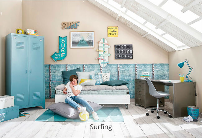 Cómo conseguir un dormitorio de estilo marinero para niños - Fotos