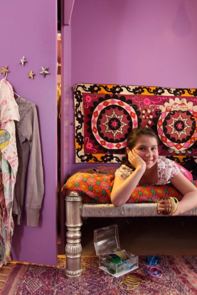 Habitación infantil de estilo oriental