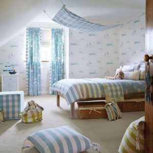Cómo conseguir un dormitorio de estilo marinero para niños - Fotos