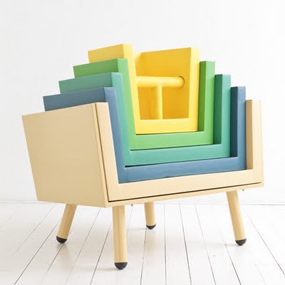 Muebles de diseño: sillón para niños