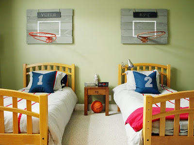 Habitación temática basket
