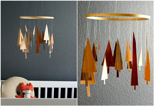 Móvil para la cuna del bebé