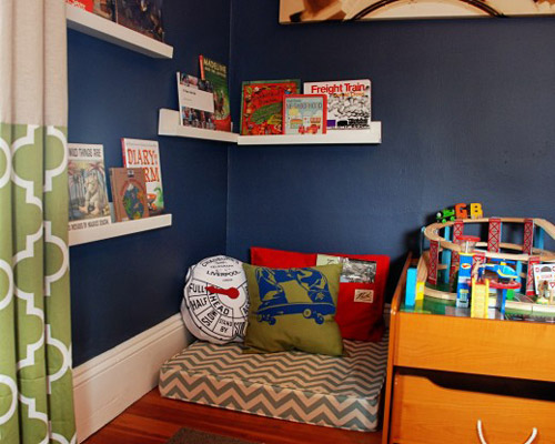 Decoración rincón de lectura para niños