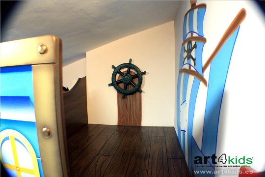 Art4Kids presenta su dormitorio Pirata