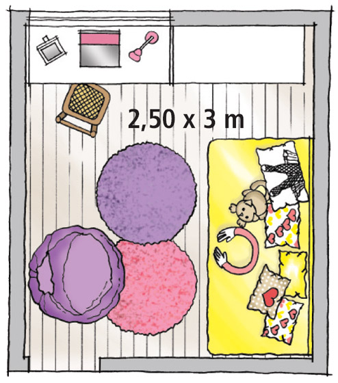 Dormitorio pequeño lleno de detalles