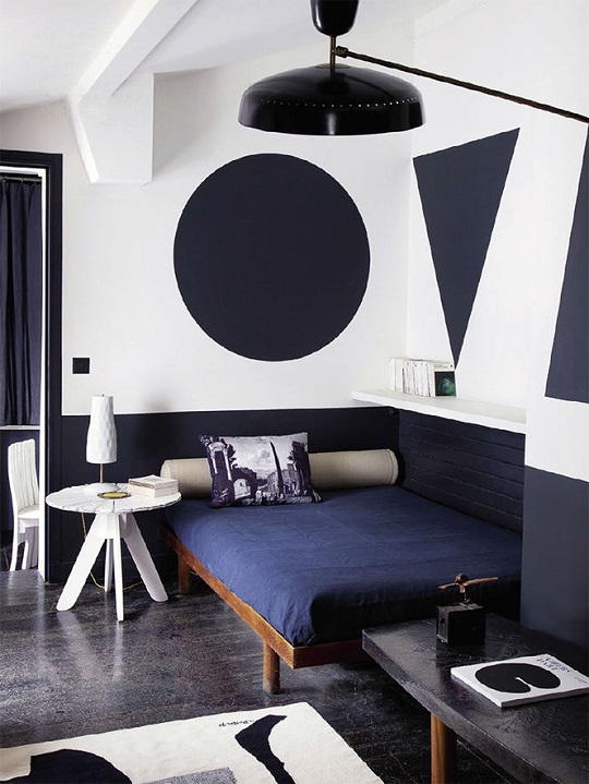 Tendencia habitaciones juveniles en blanco y negro para chicos